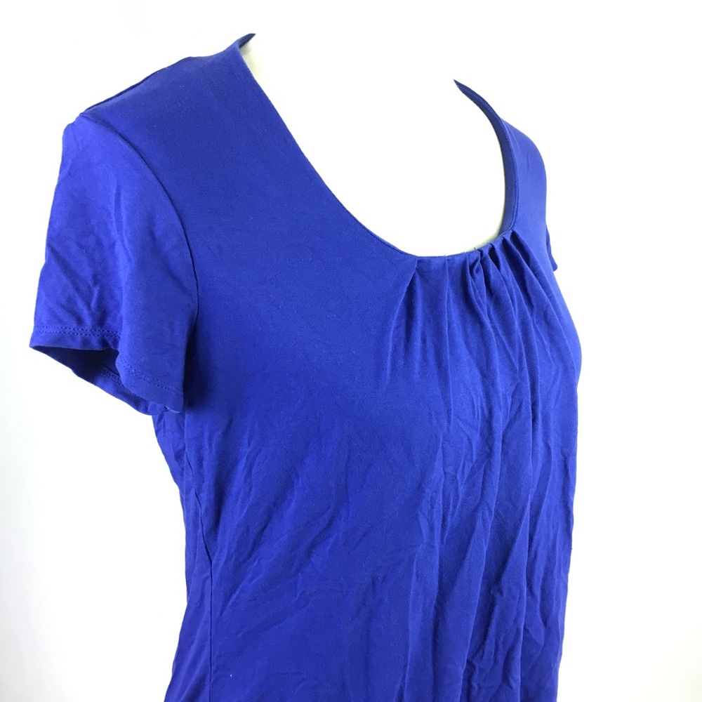 Liz Claiborne Petite Top Ruffle Top Stretch Blouse